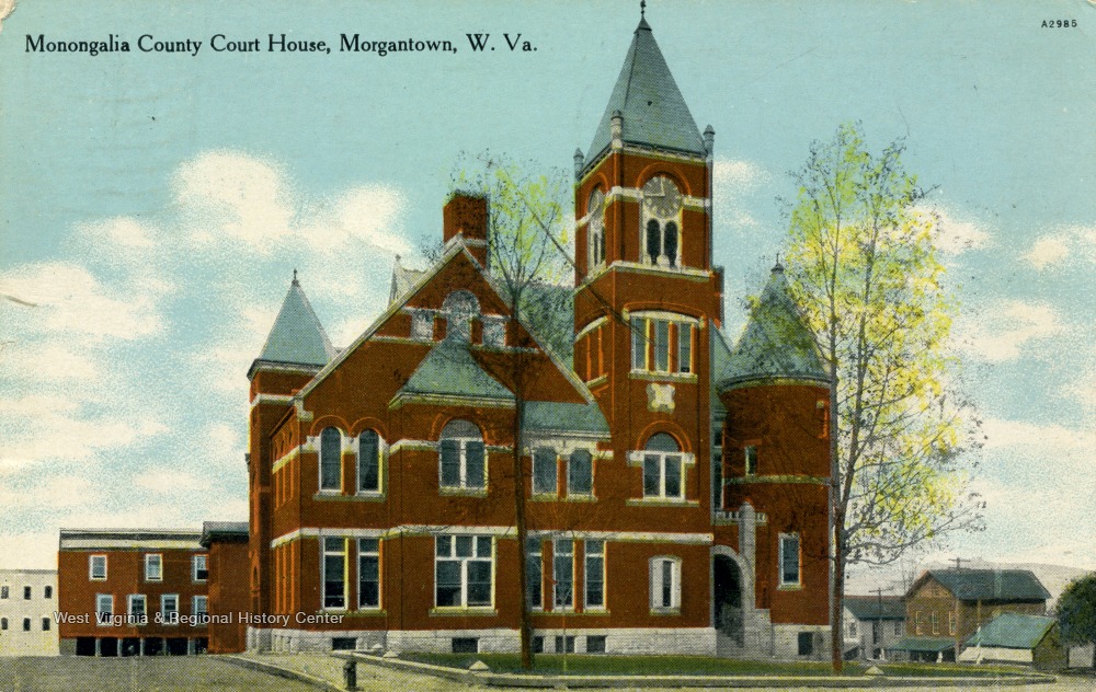 Monongalia County Court House Morgantown W Va West Virginia