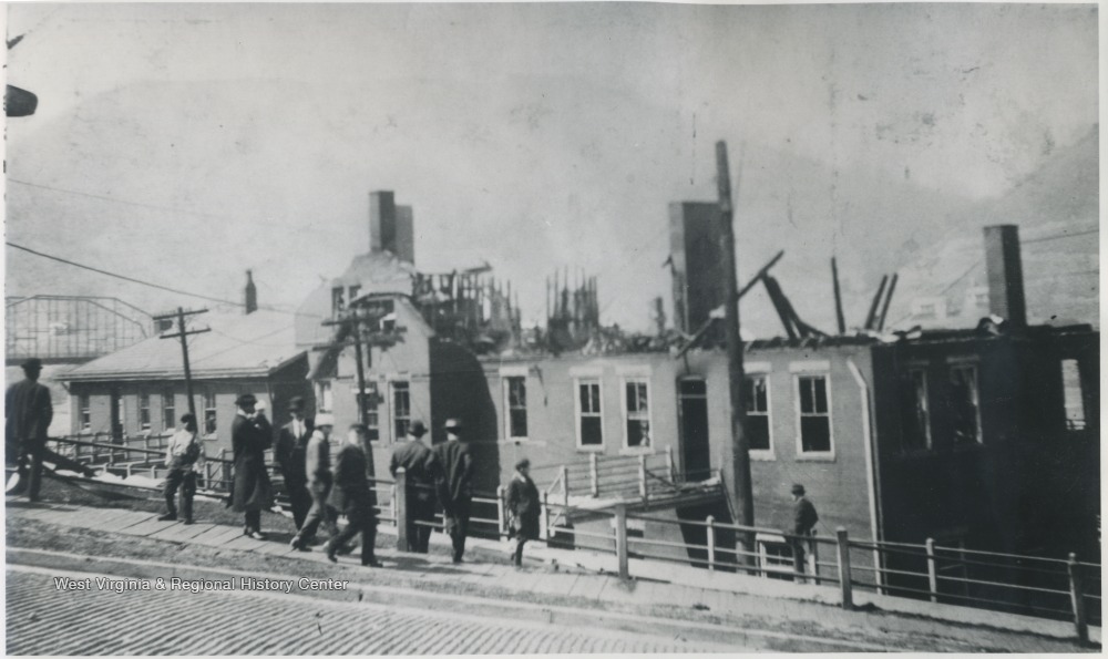 Hinton Passenger Station Burned Down, Hinton, W. Va. - West Virginia ...