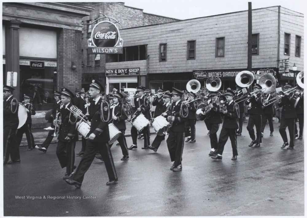 Marching Band Performing In The Army Day Parade Hinton W Va West Virginia History Onview 