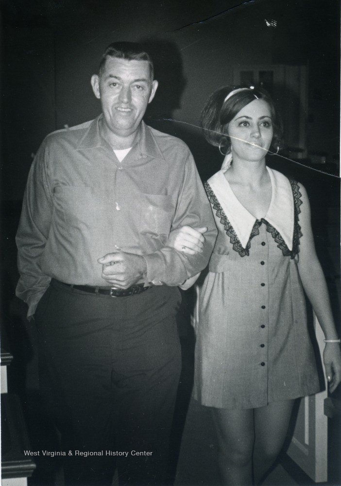 Bill And Judy Sirk At Judy S Wedding Rehearsal West Virginia History OnView WVU Libraries