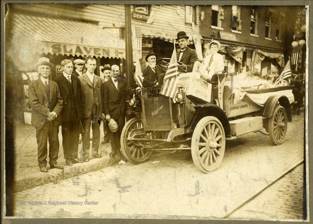 Parade Float Morgantown W Va West Virginia History Onview Wvu Libraries 