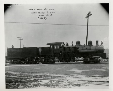 Train engine.  At bottom of pix says:  Note:  Also applicable to shop No. 2248, C&amp;O Rd. No. 11 (1910), built to same plan No. 1586.  