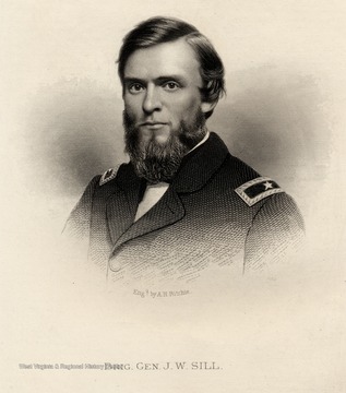 Engraving of Brig. Gen. J.W. Sill.