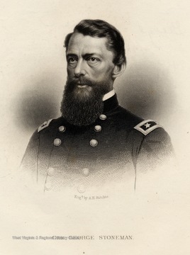 Engraving of General George Stoneman.