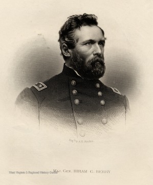 Engraving of Major General Hiram G. Berry.