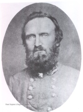 Portrait of Thomas J. 'Stonewall' Jackson.