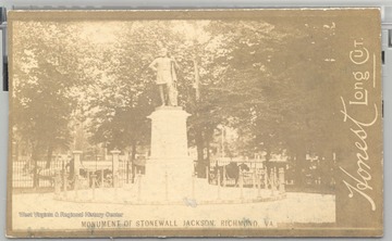 Stonewall Jackson Monument in Richmond Virginia.<br /><br />