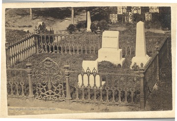 Grave of Stonewall Jackson prior to building of monument.