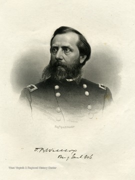 An engraving of Brig. General O.B. Willey by A.H. Ritchie.