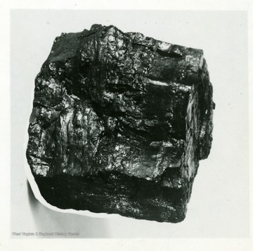 A large piece of coal.