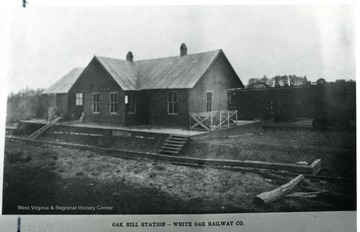 White Oak Railway Co. built this Oak Hill Station to serve the area. 