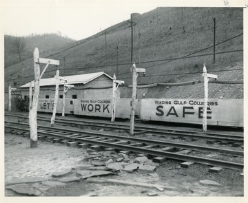 Let's Work Safe written on the safety cars.