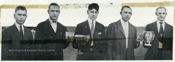 From left to right: Jake Sibloski, Walter Miller, Louis Roncaglione, Andrew Vargo and Fred Lamb.