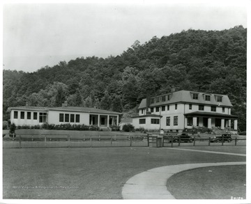 Club house next to doctors and nurses office at Coalwood.