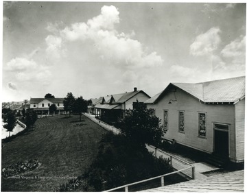 A row of buildings at Jewell Ridge Coal Corp.