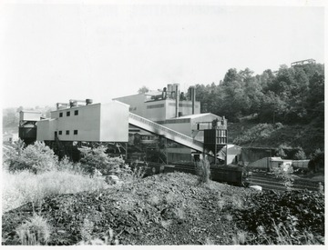 Rear view of the preparation plant.
