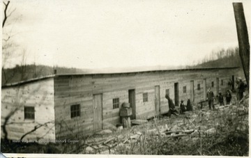 Wooden barracks at Meriden, W. Va.
