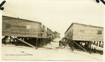 Two sets of barracks at Meadowbrook, W. Va.