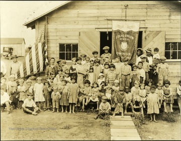 Banner reads 'Local Union No. 4010, Owings, W. Va.'