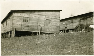 View of barracks on hill at Wendel, W. Va.