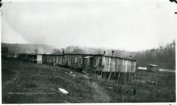 Barracks in Maidsville, Monongalia County, West Virginia.
