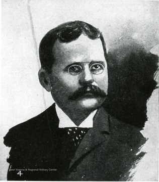 A portrait of John T. Markle, Representative of Independent Operators, during the Anthracite Strike, 1902.