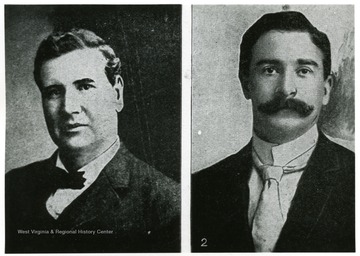 A portrait of W.B. Wilson, Secretary of United Mine Workers of America and T.D. Nicholls, President of District No. 1.