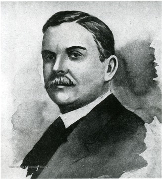 A portrait of William H. Truesdale, President of D. L.  and W, Railway, during the Anthracite Strike, 1902. 