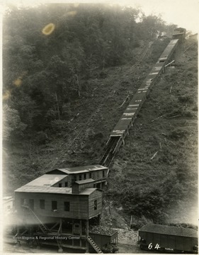 Tipple and conveyor at Chafin Jones Mine.