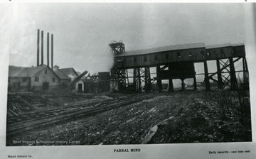 Parral mine at Summerlee operated by Stuart Colliery Co. (Daily capacity -1200 tons.)