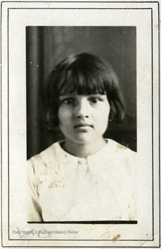 Portrait of young girl. 