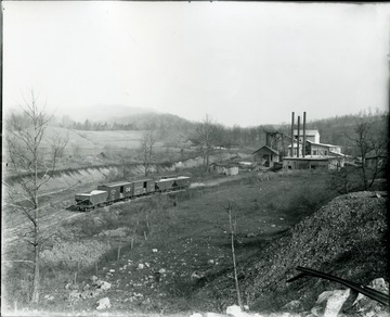 'View of Acme Limestone Company crusher and C&amp;O siding, Ft. Spring, W. Va.'