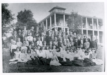 Alderson Baptist Academy students pose for a group portrait.