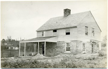 A homestead in Arthurdale that is near completion.