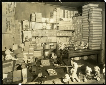 Toys collected for the 1930 Times Christmas Fund, in Fairmont, Marion County, West Virginia.