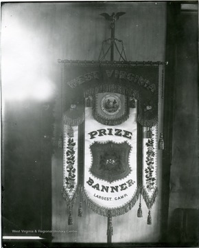 Mine Workers of America Banner.