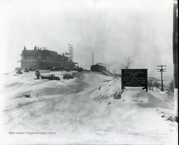 Work being done by the Work Progress Administration on the Grafton Municipal Hospital. Sponsor- City of Grafton. P. F. Gillispie, Mayor. J. B. Bradford, Finance Comm. Contractor, Don J. Byrum Inc., Wheeling.