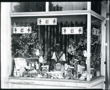 Store display for Gold Dust Powder in Grafton, W. Va.