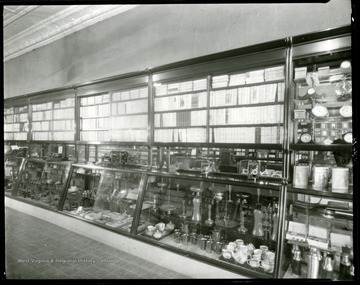 Inside view of C.G. Turner's store in Grafton, W. Va.