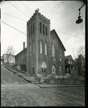 Lutheran Church on Washington Street, in Grafton, West Virginia.