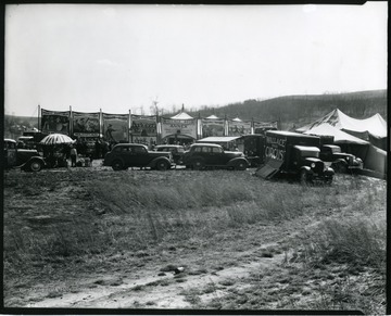 Wallace Brothers Circus at the Old Fairground, on Riverside Drive in Grafton, West Virginia.