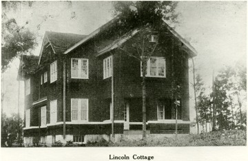 Large brick building on the campus of the West Virginia Industrial School for Boys at Grafton.