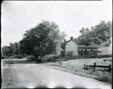 Large house next to the road in Grafton, W. Va.