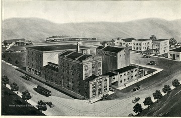 Image from 'Industrial and Picturesque Clarksburg, W. Va.' published by the Press of the Clarksburg Telegram Company, Printers and Publishers, Clarksburg, W. Va., 1911. 