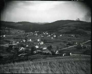 View of houses at Blueville, Grafton, W. Va.