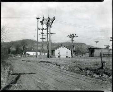 Group of power lines in Grafton, W. Va.