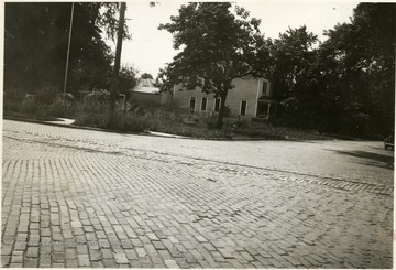 'Taken about July 21, 1934, showing playground at 6th Ave. and 14th St. one year after it was opened by the Oley School P. T. A. '