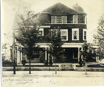 Exterior of Ely Ensign's Residence in Huntington, West Virginia.
