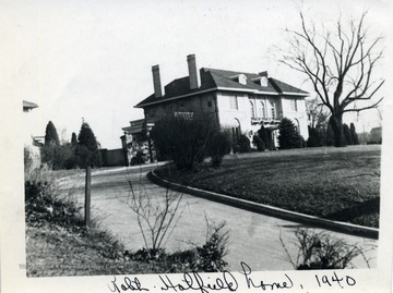 Exterior of Robert Hatfield's House in Huntington, West Virginia. 
