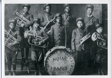 Students pose with their instruments.